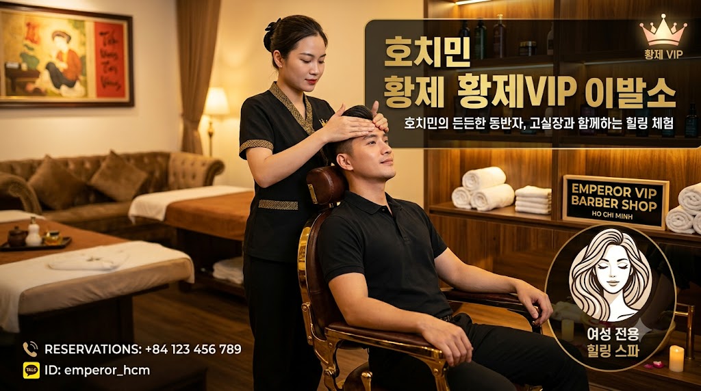호치민 황제VIP 이발소